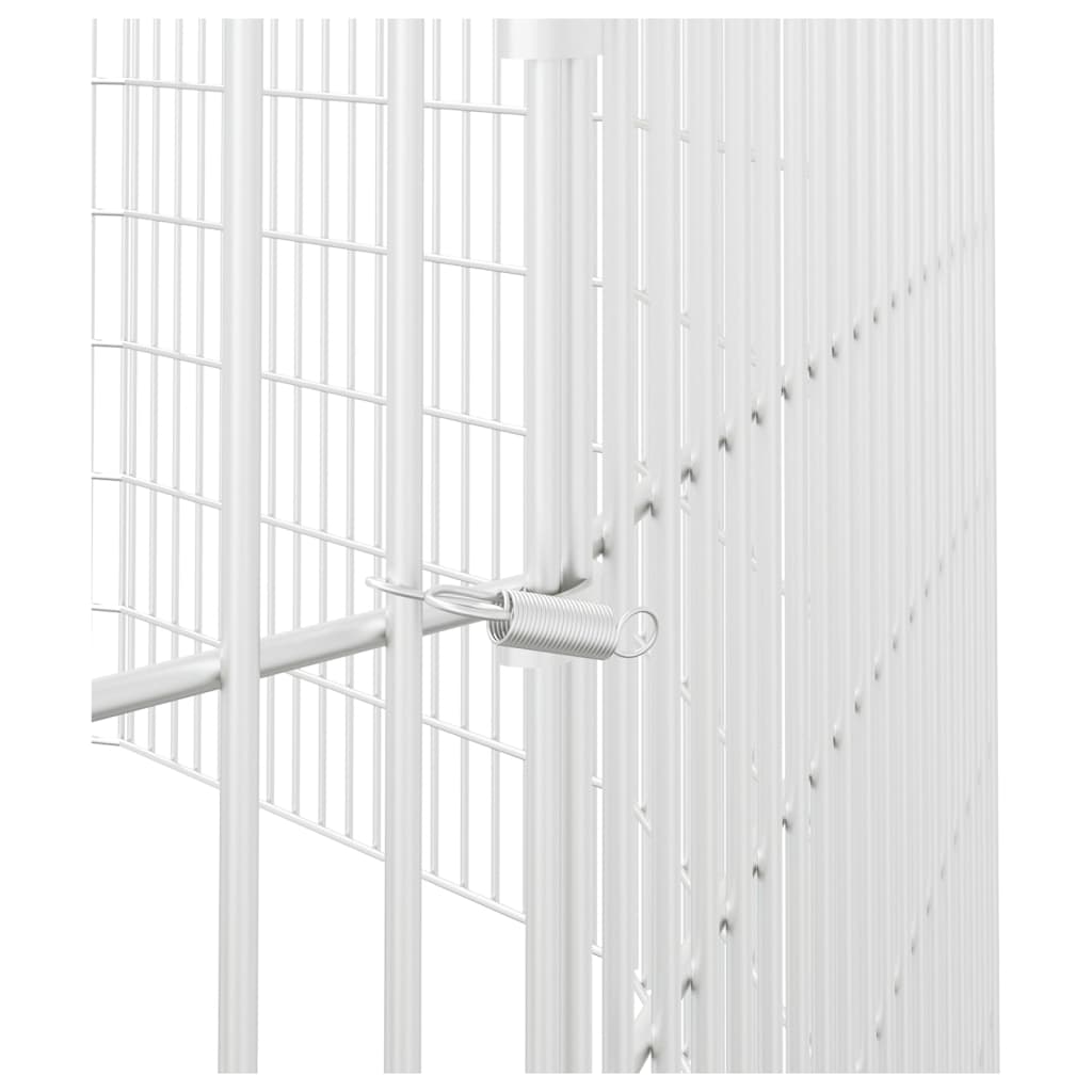 Ohrádka pro zvířata 12 panelů 54 x 80 cm pozinkované železo