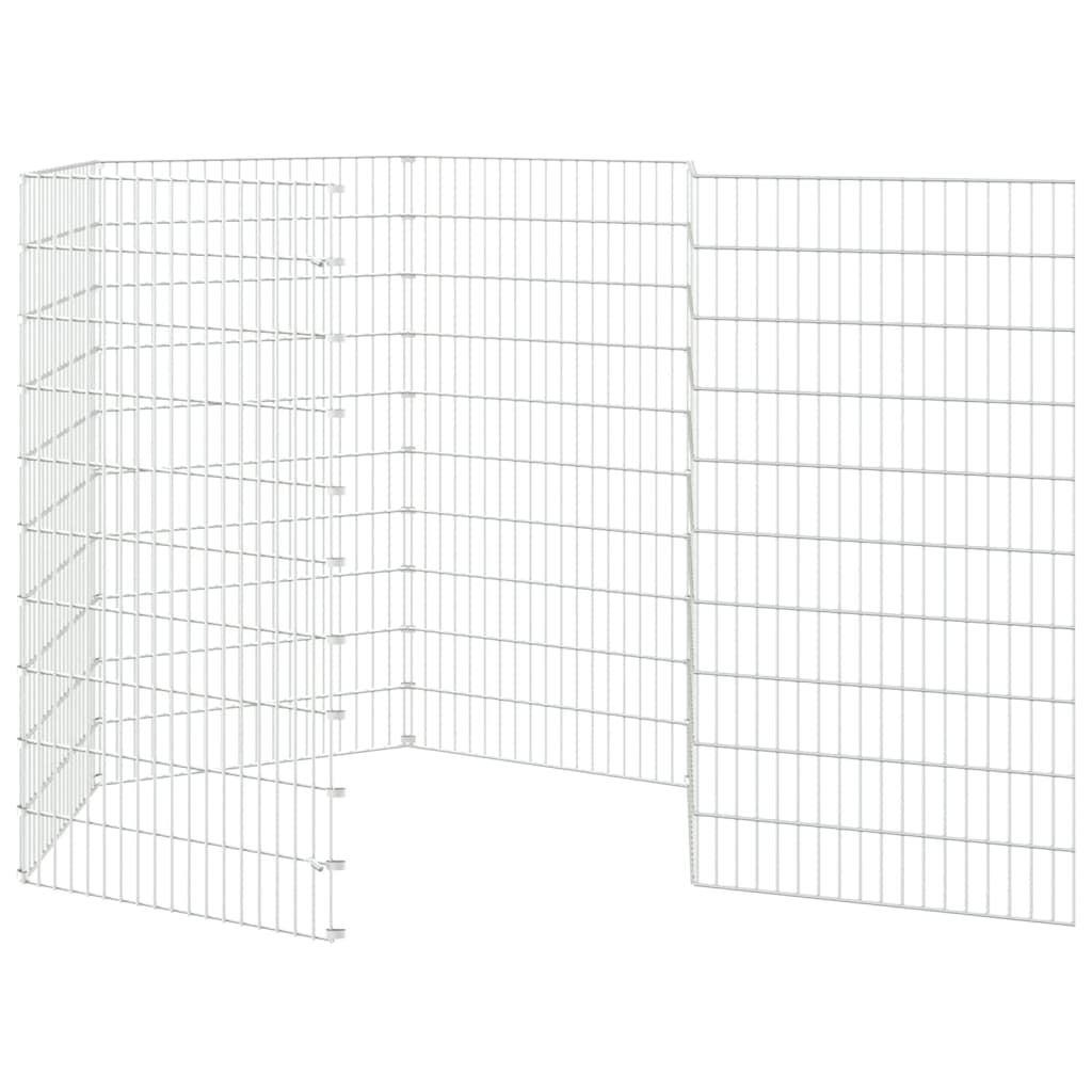 Ohrádka pro zvířata 6 panelů 54 x 100 cm pozinkované železo