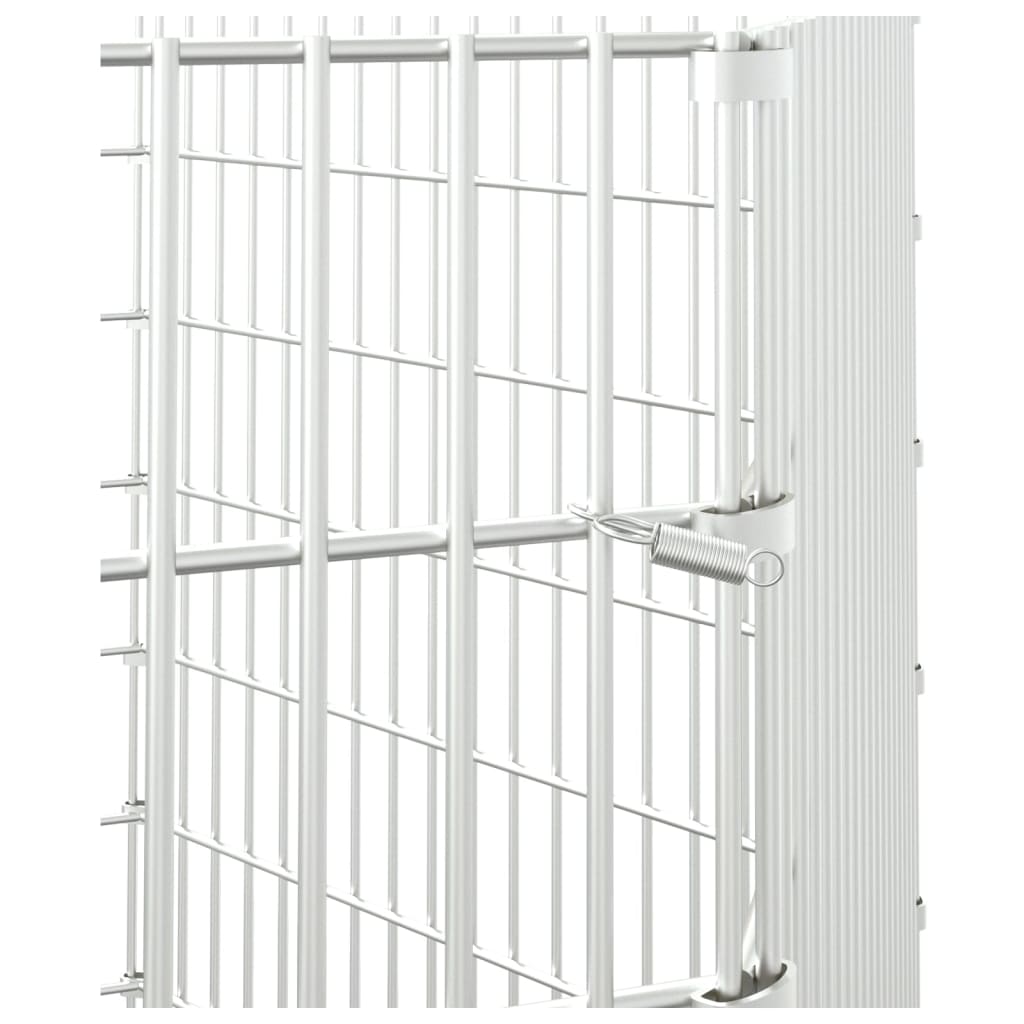 Ohrádka pro zvířata 6 panelů 54 x 100 cm pozinkované železo