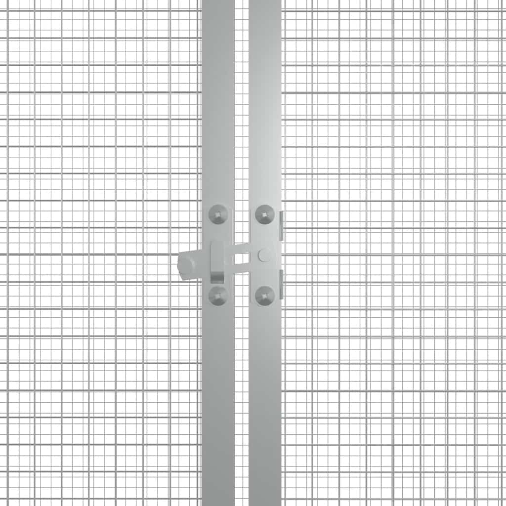 Klec pro kuřata antracitová 200 x 91 x 100 cm pozinkovaná ocel