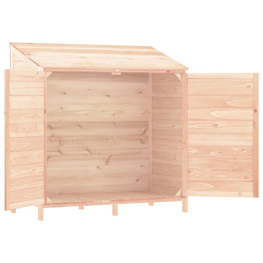 Zahradní kůlna 102 x 52 x 112 cm masivní jedlové dřevo