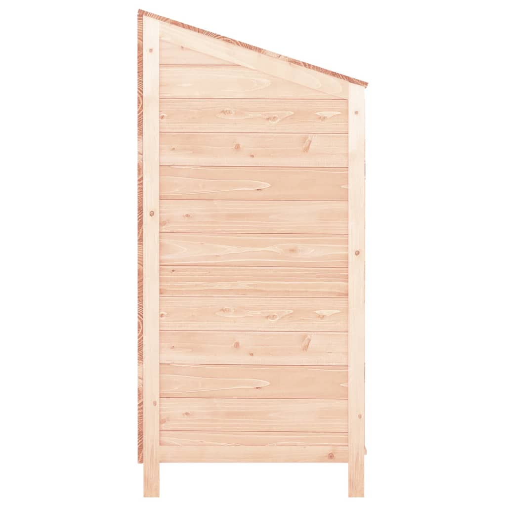 Zahradní kůlna 102 x 52 x 112 cm masivní jedlové dřevo