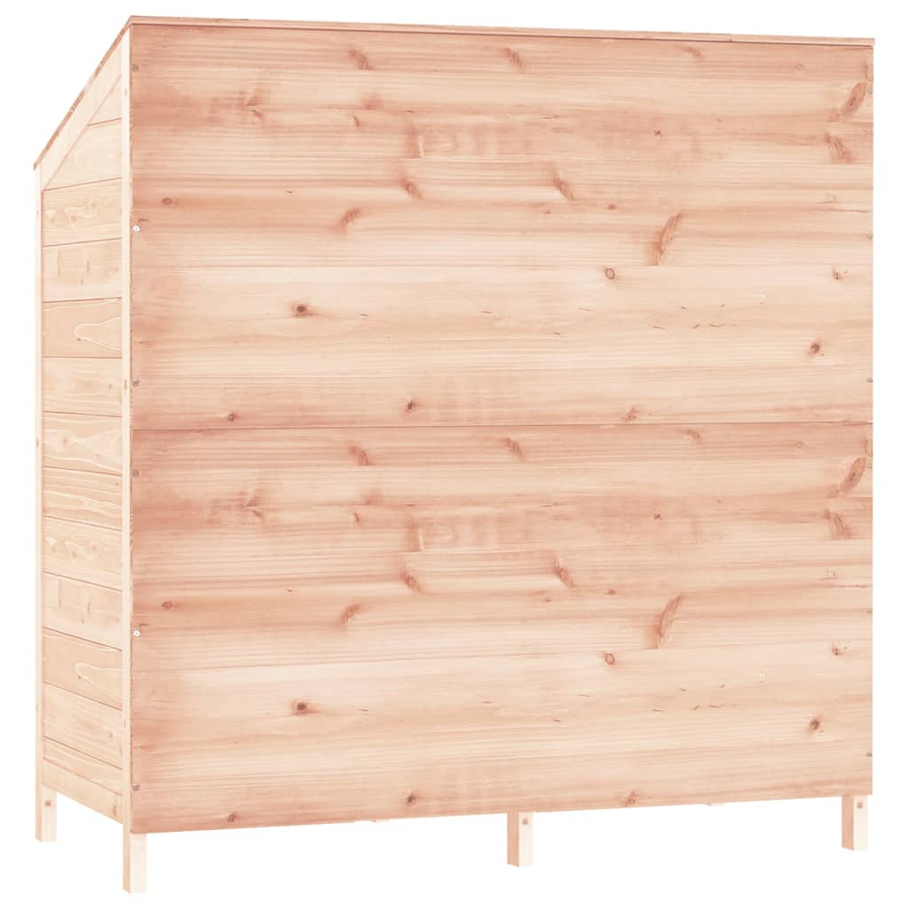 Zahradní kůlna 102 x 52 x 112 cm masivní jedlové dřevo
