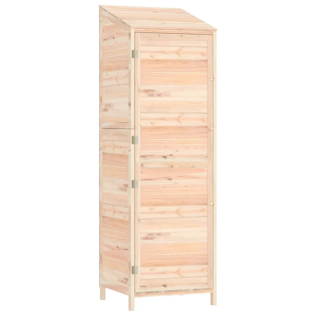 Zahradní kůlna 55 x 52 x 174,5 cm masivní jedlové dřevo