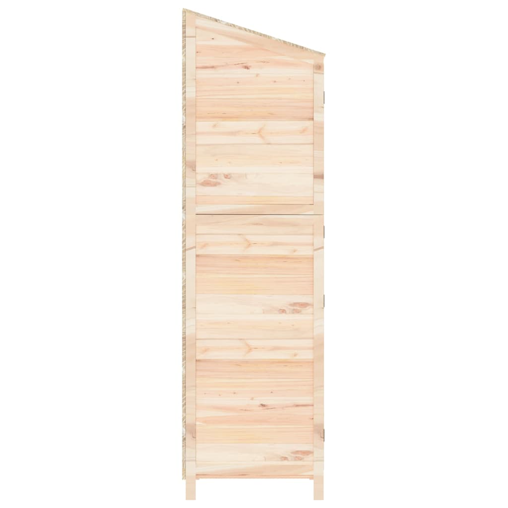 Zahradní kůlna 55 x 52 x 174,5 cm masivní jedlové dřevo