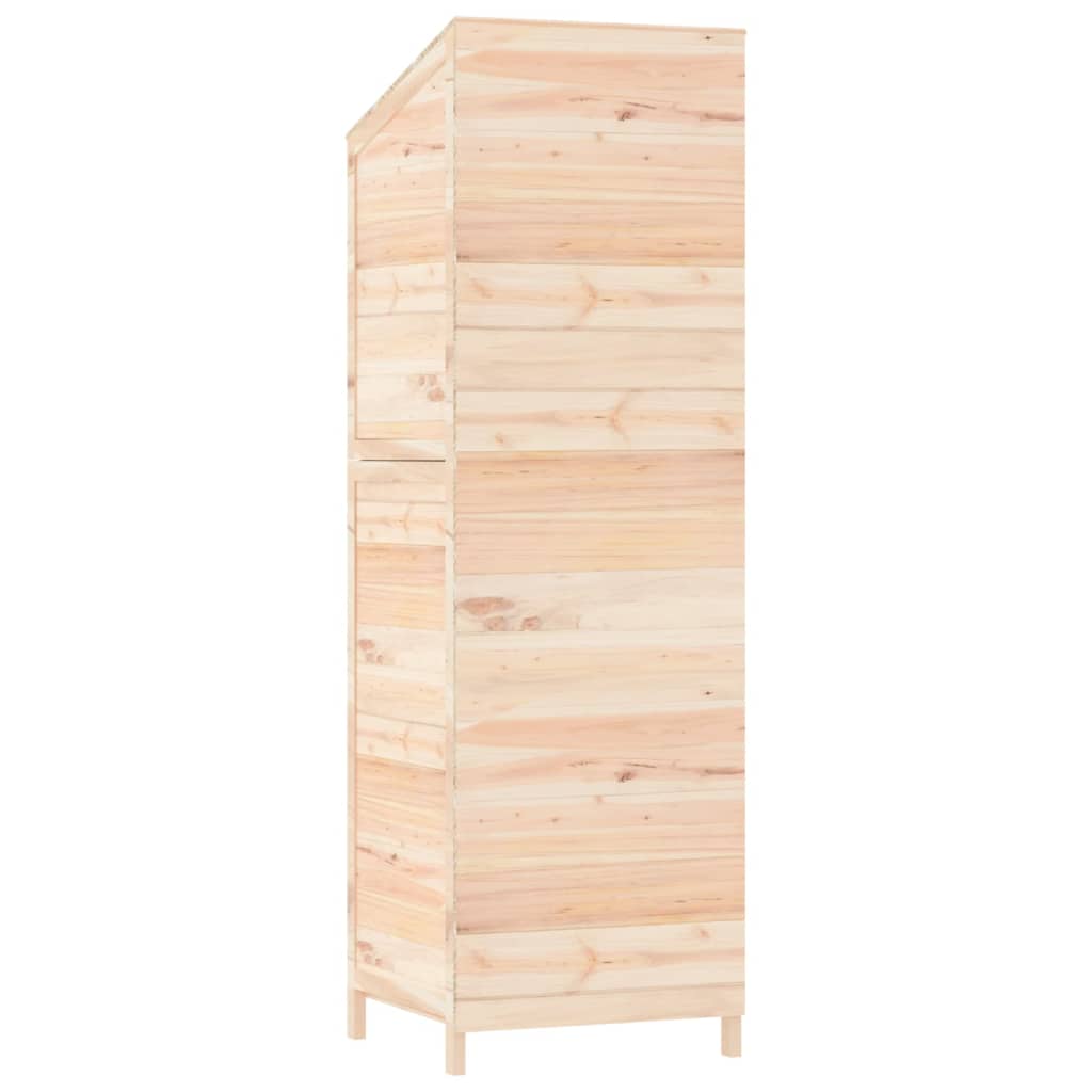 Zahradní kůlna 55 x 52 x 174,5 cm masivní jedlové dřevo
