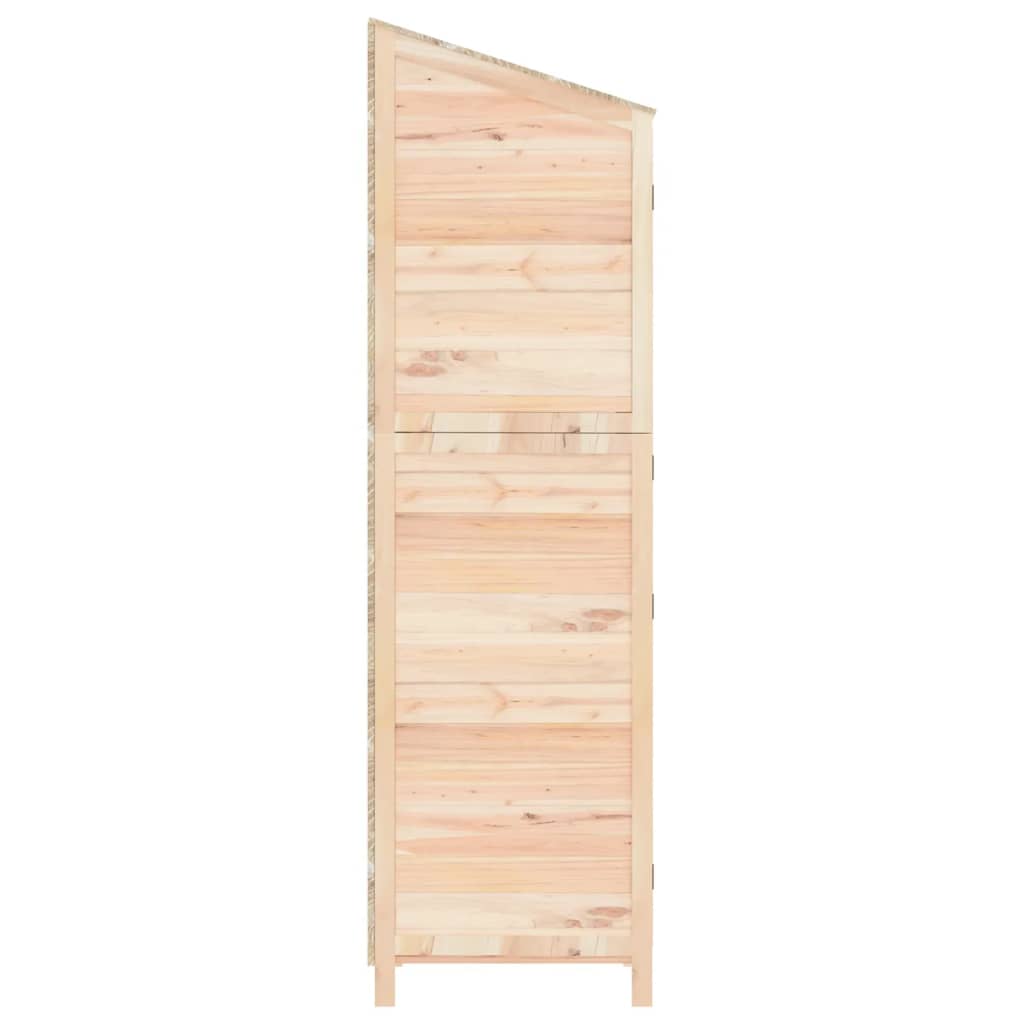 Zahradní kůlna 102 x 52 x 174,5 cm masivní jedlové dřevo