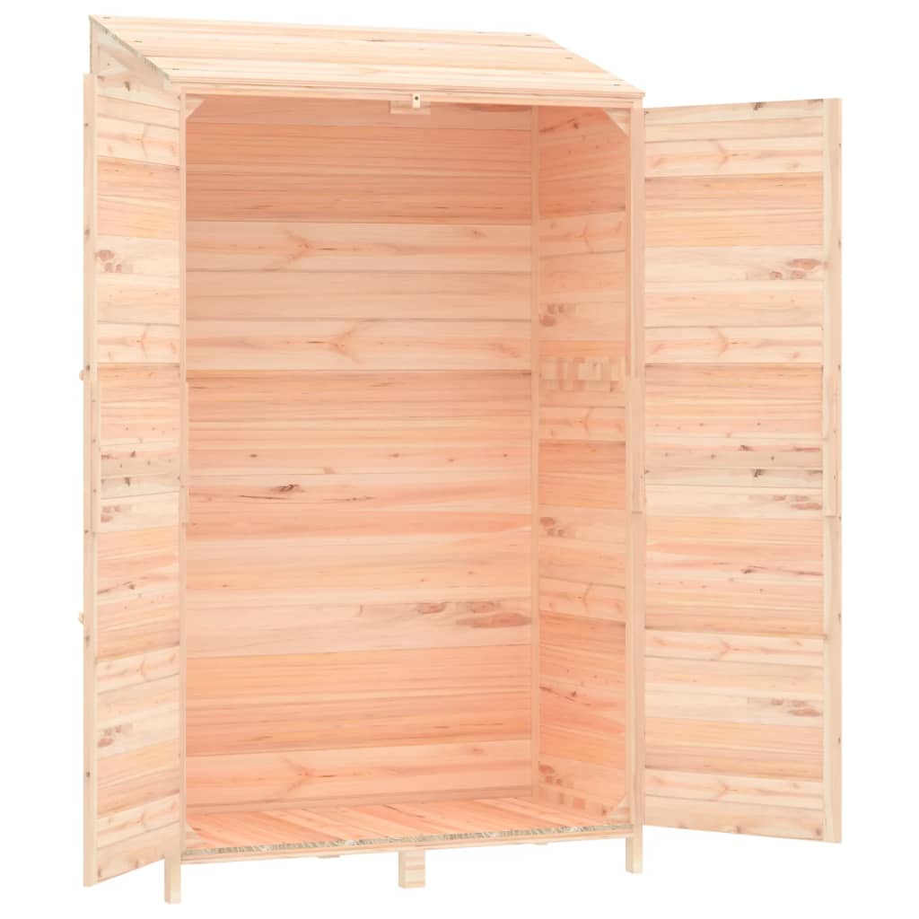 Zahradní kůlna 102 x 52 x 174,5 cm masivní jedlové dřevo