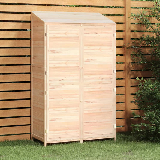 Zahradní kůlna 102 x 52 x 174,5 cm masivní jedlové dřevo