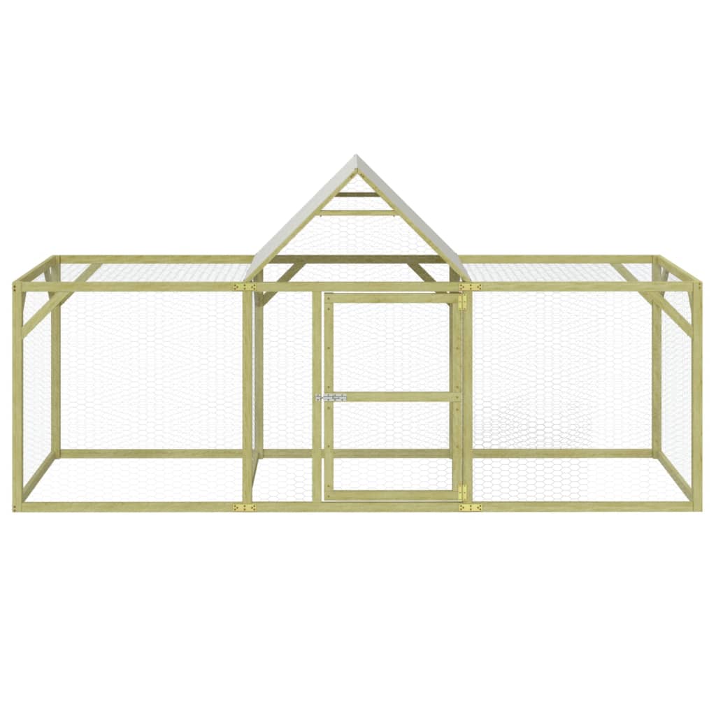 Kurník 300 x 100 x 150 cm impregnované masivní borové dřevo