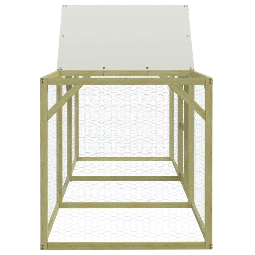 Kurník 300 x 100 x 150 cm impregnované masivní borové dřevo