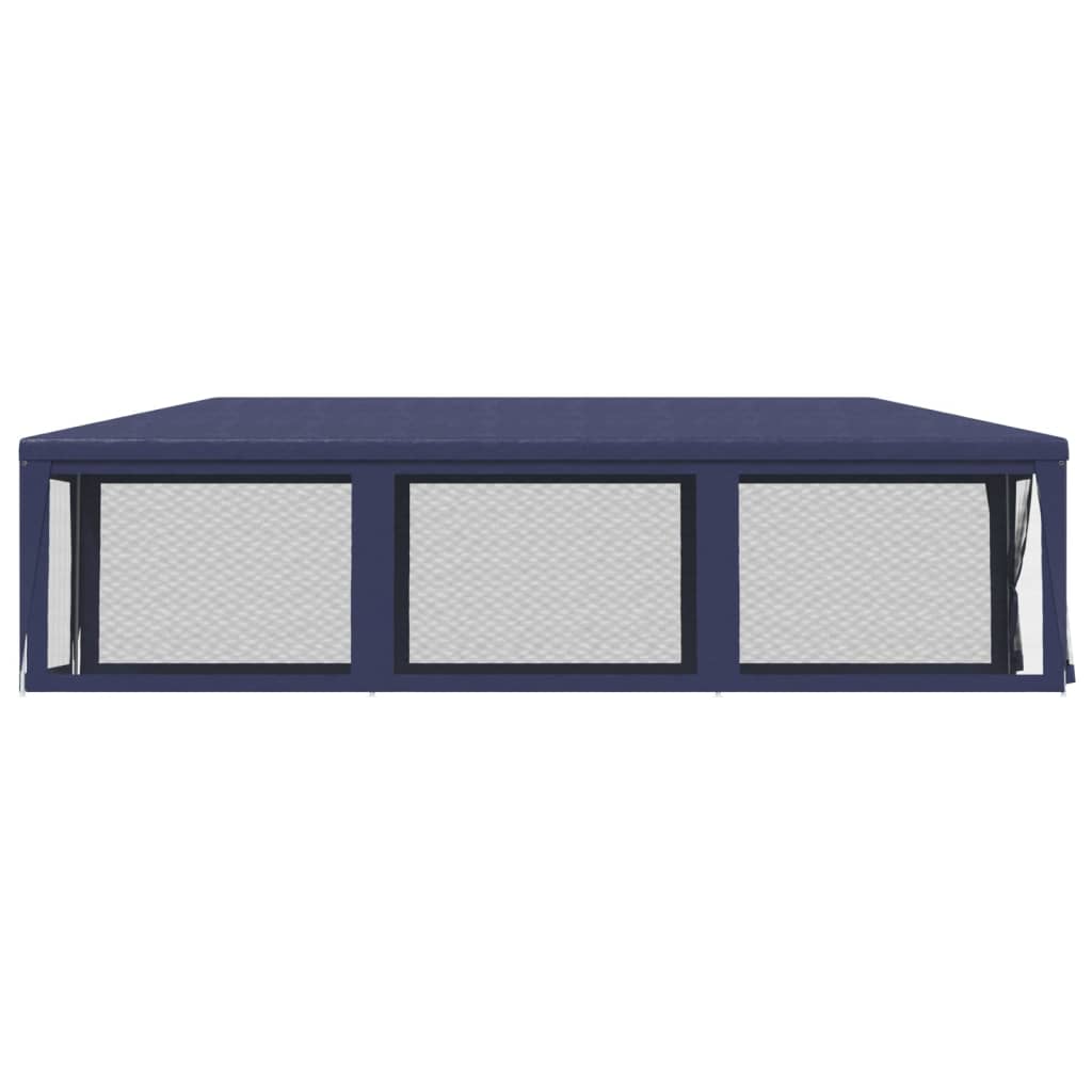 Party stan s 8 síťovanými bočnicemi modrý 3 x 9 m HDPE