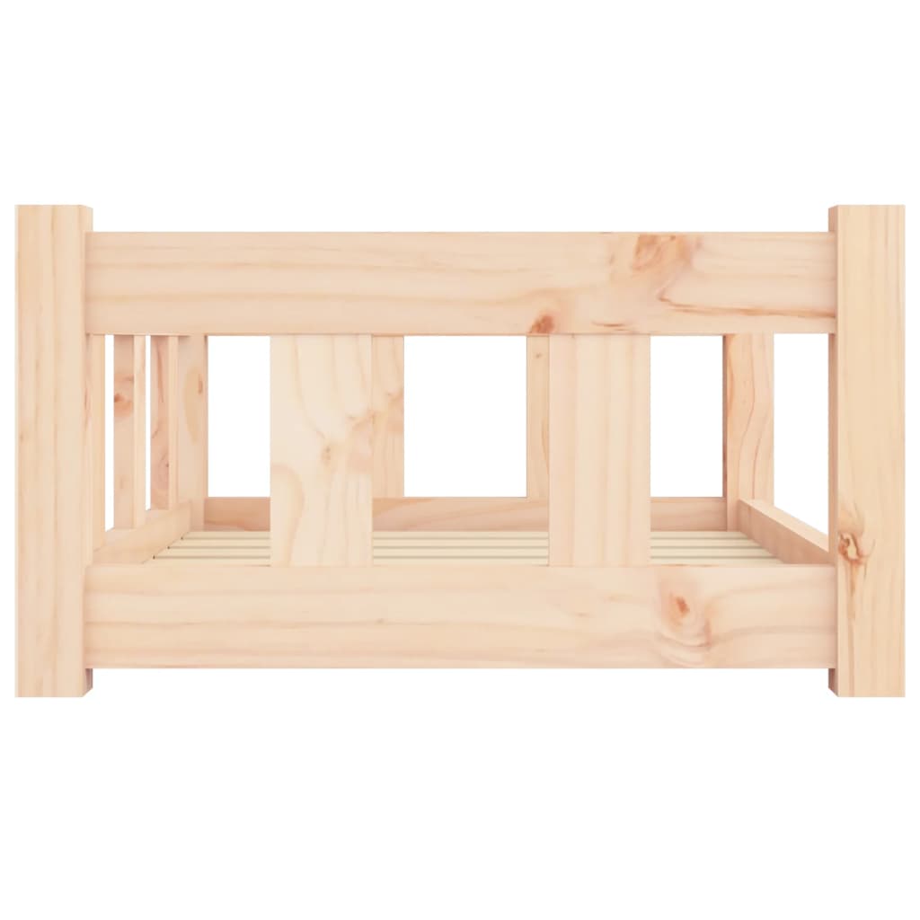 Pelíšek pro psy 65,5 x 50,5 x 28 cm masivní borovice