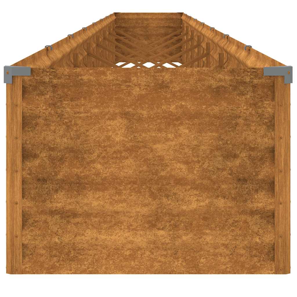 Zahradní vyvýšený záhon 770 x 50 x 36 cm cortenová ocel