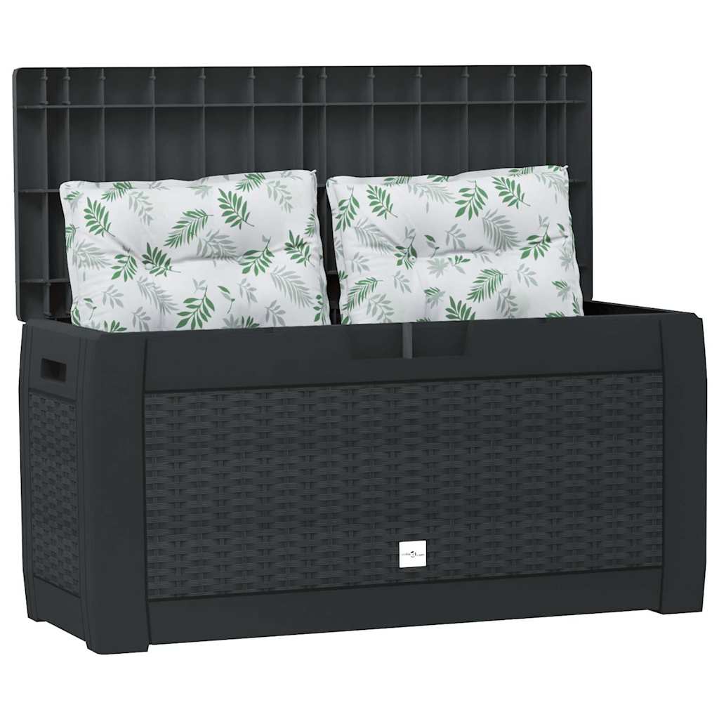 Zahradní úložný box antracitový 119 x 48 x 60 cm polypropylen