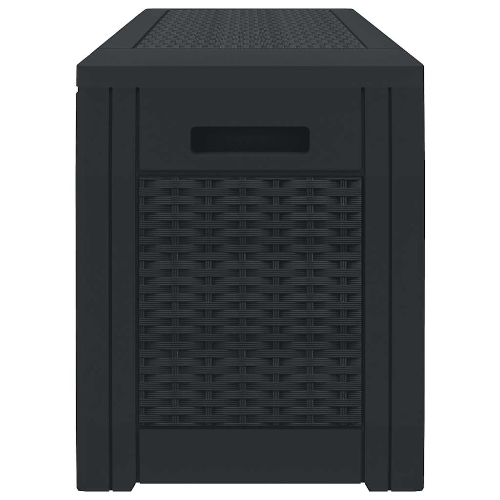 Zahradní úložný box antracitový 119 x 48 x 60 cm polypropylen