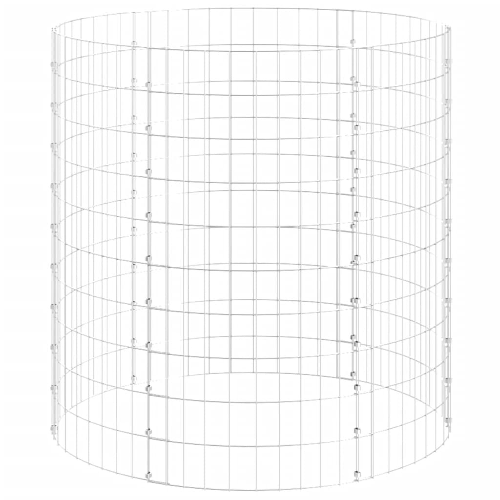 Zahradní kompostér Ø 100 x 100 cm pozinkovaná ocel