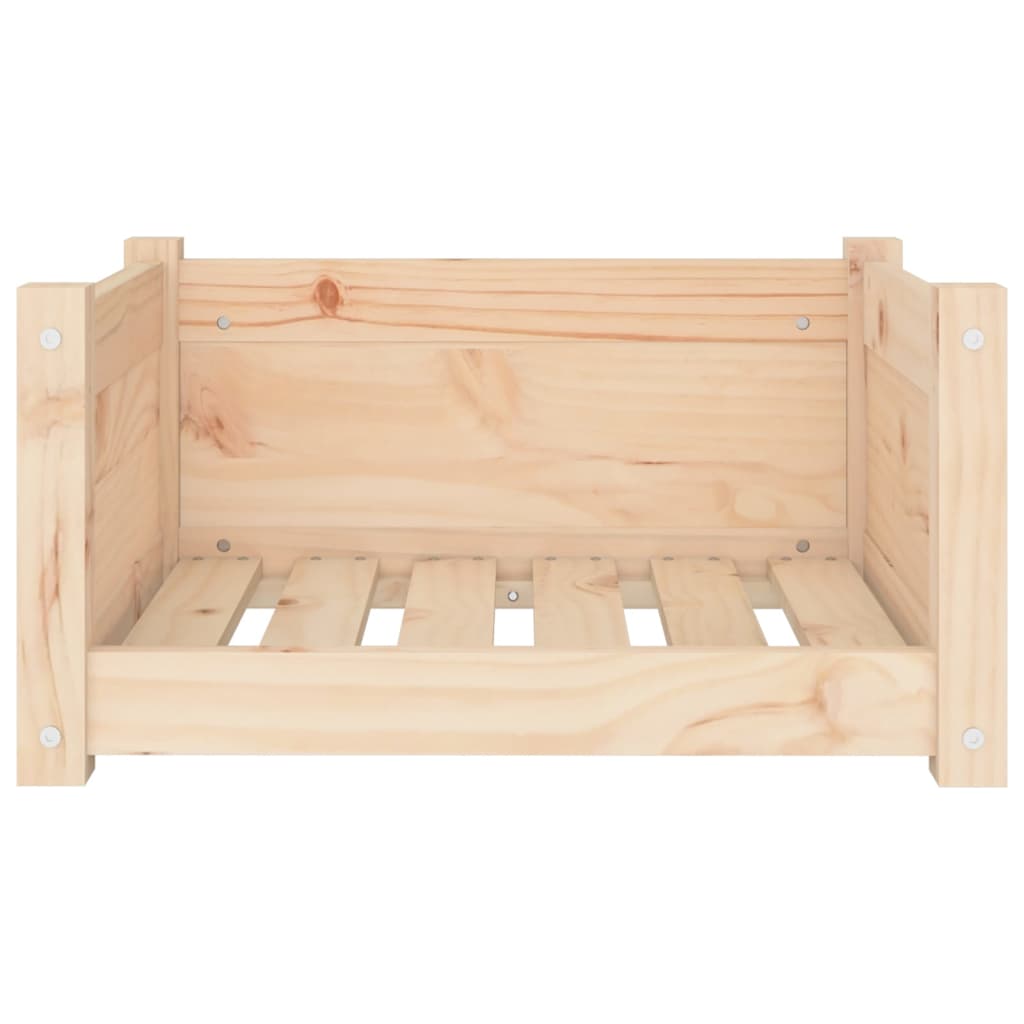 Pelíšek pro psy 55,5 x 45,5 x 28 cm masivní borovicové dřevo