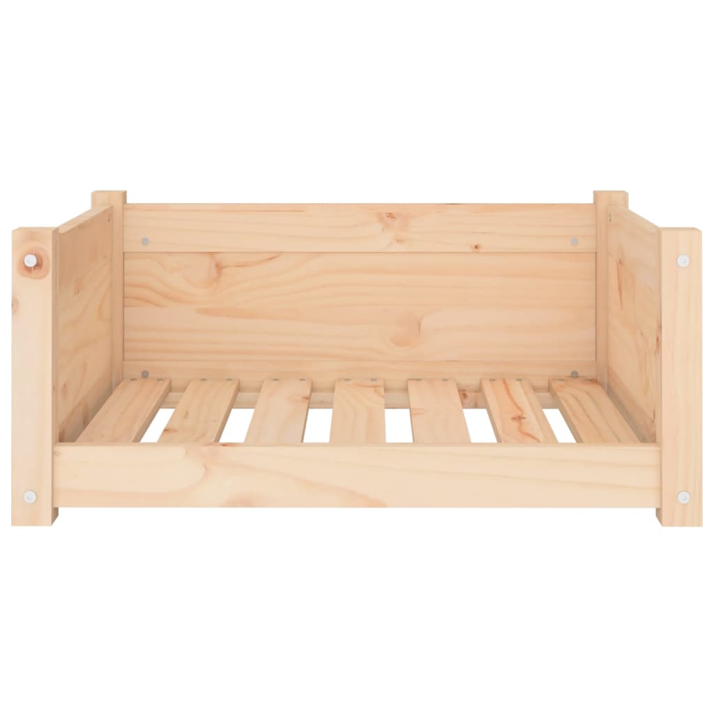 Pelíšek pro psy 65,5 x 50,5 x 28 cm masivní borovicové dřevo
