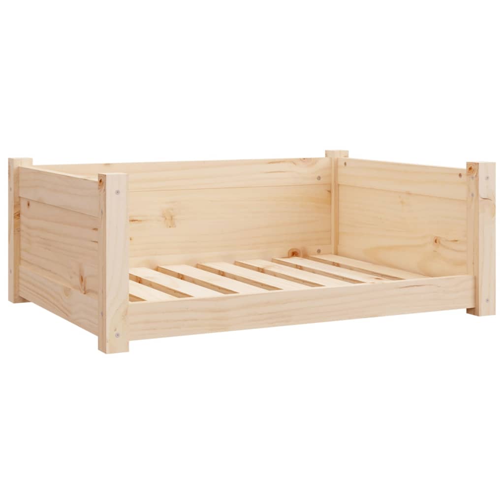Pelíšek pro psy 75,5 x 55,5 x 28 cm masivní borovice