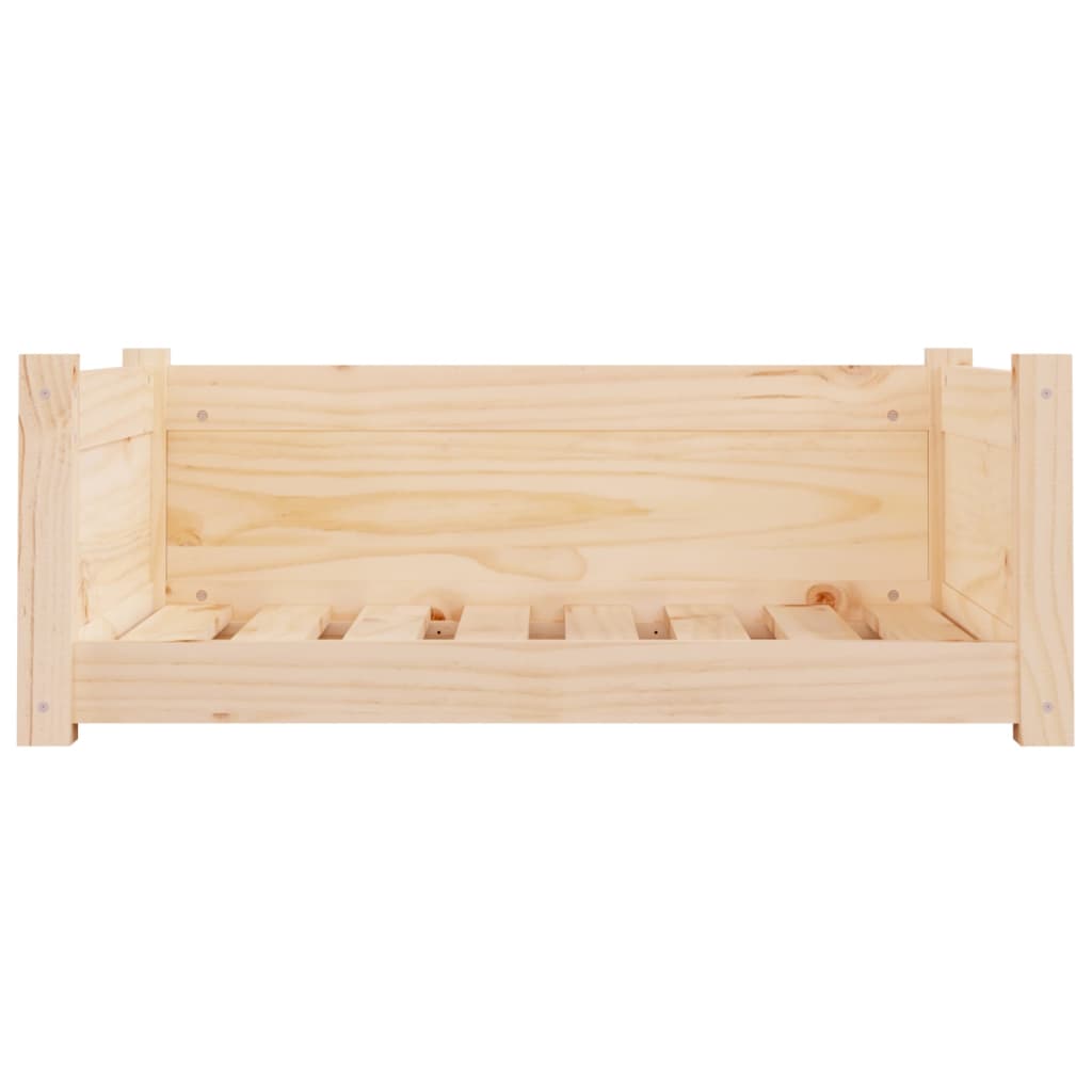 Pelíšek pro psy 75,5 x 55,5 x 28 cm masivní borovice