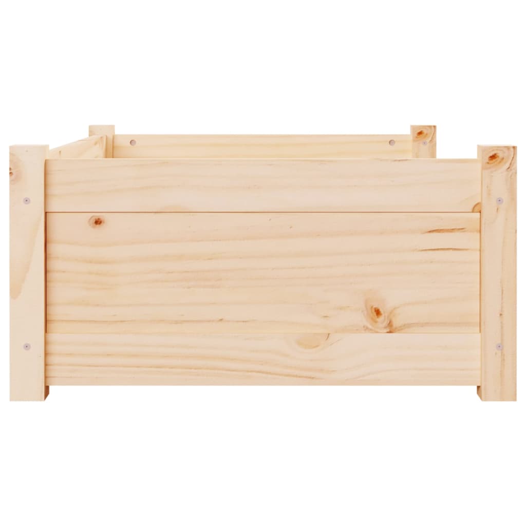 Pelíšek pro psy 75,5 x 55,5 x 28 cm masivní borovice