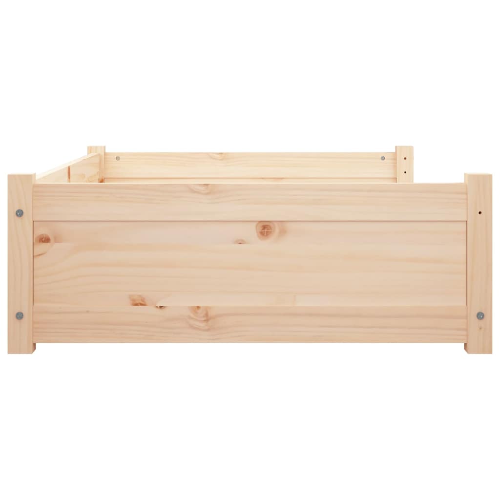 Pelíšek pro psy 95,5 x 65,5 x 28 cm masivní borovice