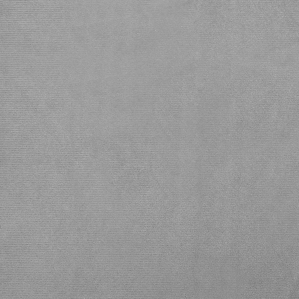 Pelíšek pro psy světle šedý 95 x 55 x 30 cm samet