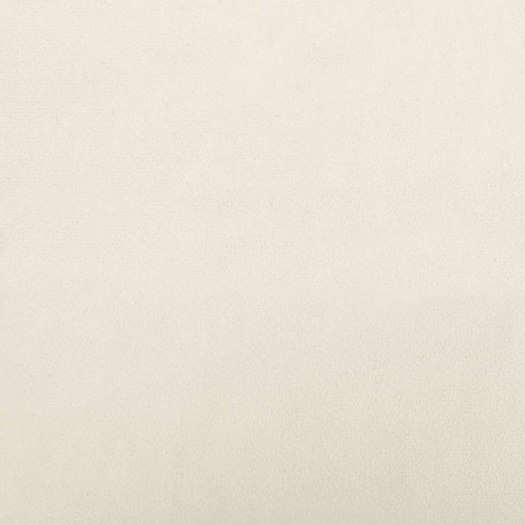 Pelíšek pro psy krémový 95 x 55 x 30 cm samet