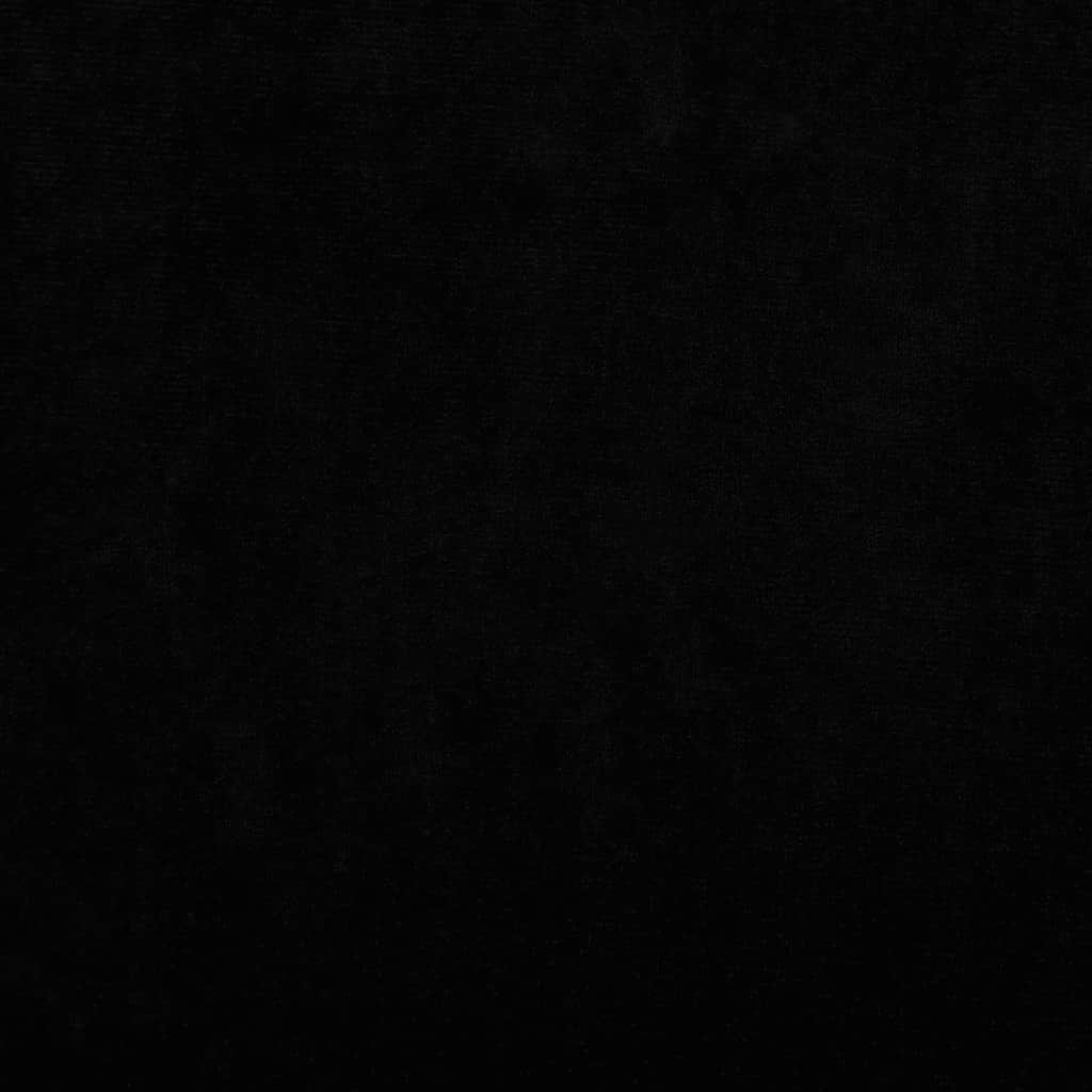 Pelíšek pro psy černý 70 x 45 x 30 cm samet