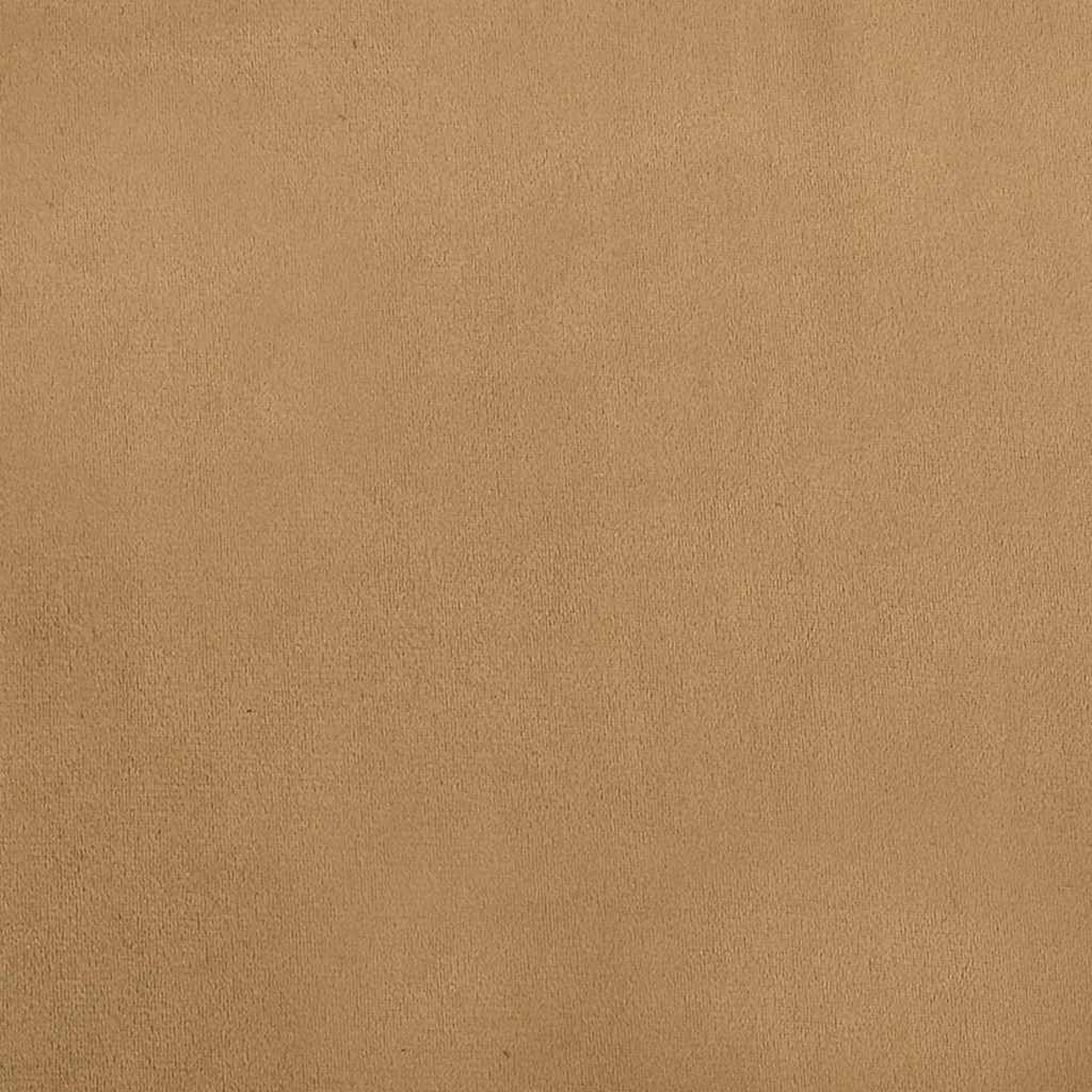 Pelíšek pro psy hnědý 70 x 45 x 30 cm samet