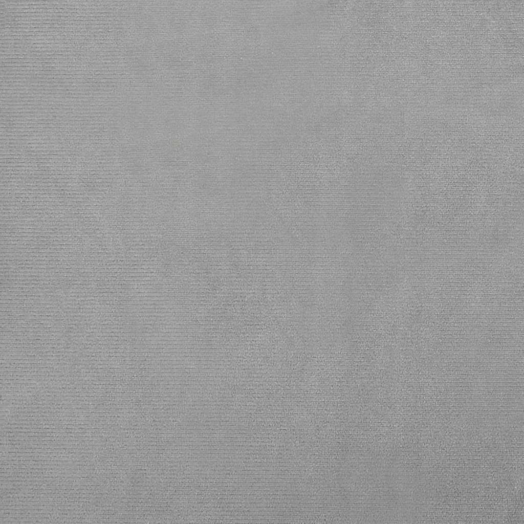 Pelíšek pro psy světle šedý 66 x 40 x 45 cm samet