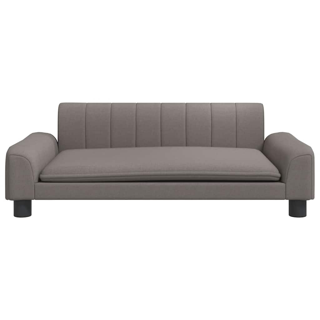 Pelíšek pro psy taupe 90 x 53 x 30 cm textil
