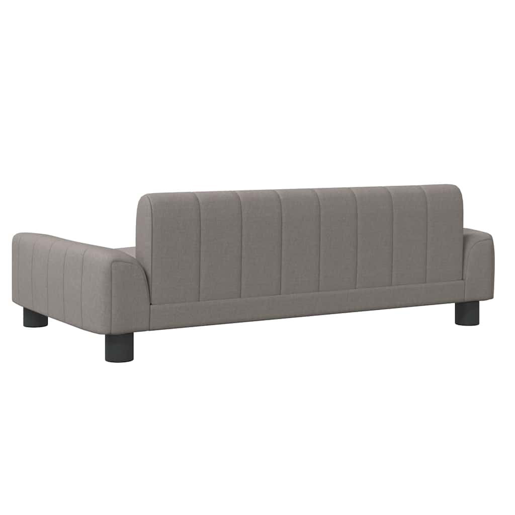 Pelíšek pro psy taupe 90 x 53 x 30 cm textil