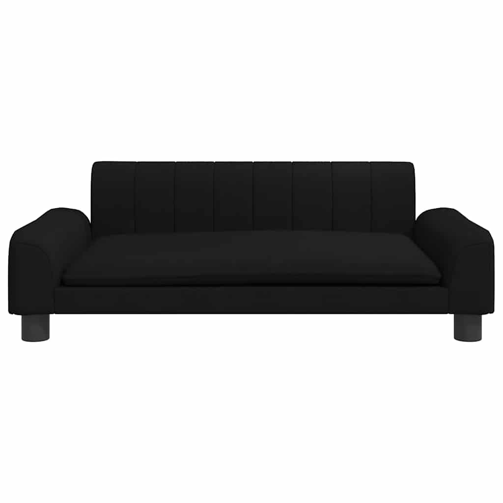 Pelíšek pro psy černý 90 x 53 x 30 cm textil