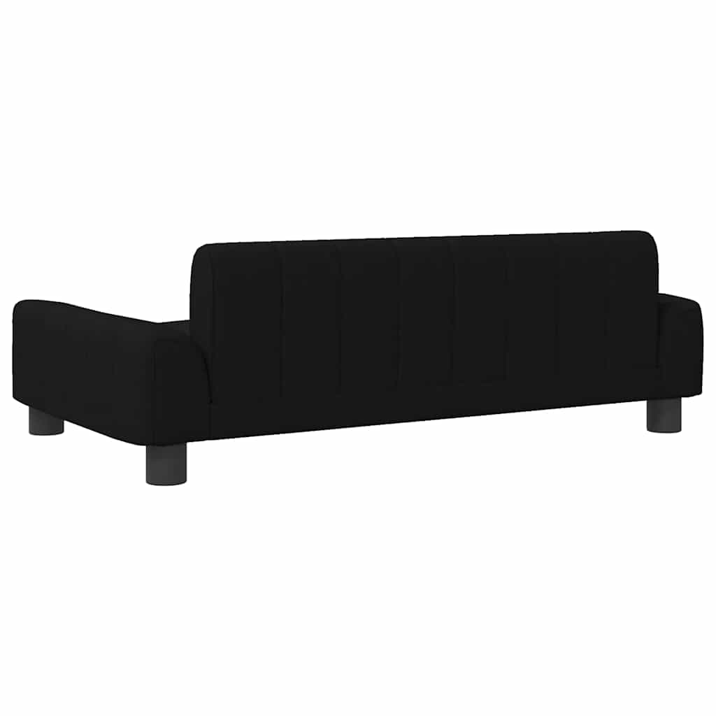 Pelíšek pro psy černý 90 x 53 x 30 cm textil