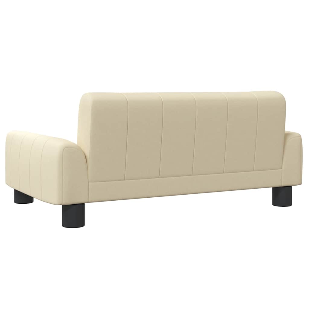 Pelíšek pro psy krémový 70 x 45 x 30 cm textil
