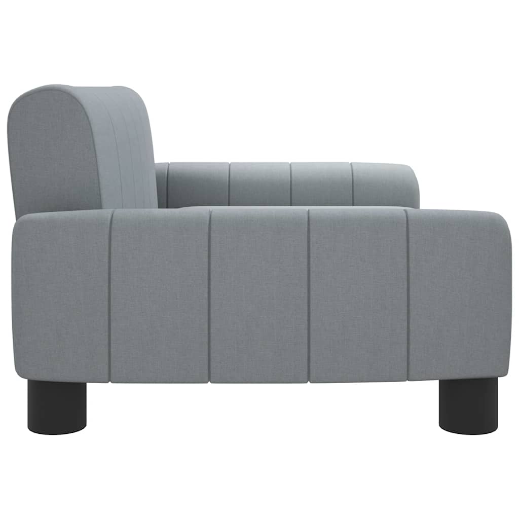 Pelíšek pro psy světle šedý 70 x 45 x 30 cm textil