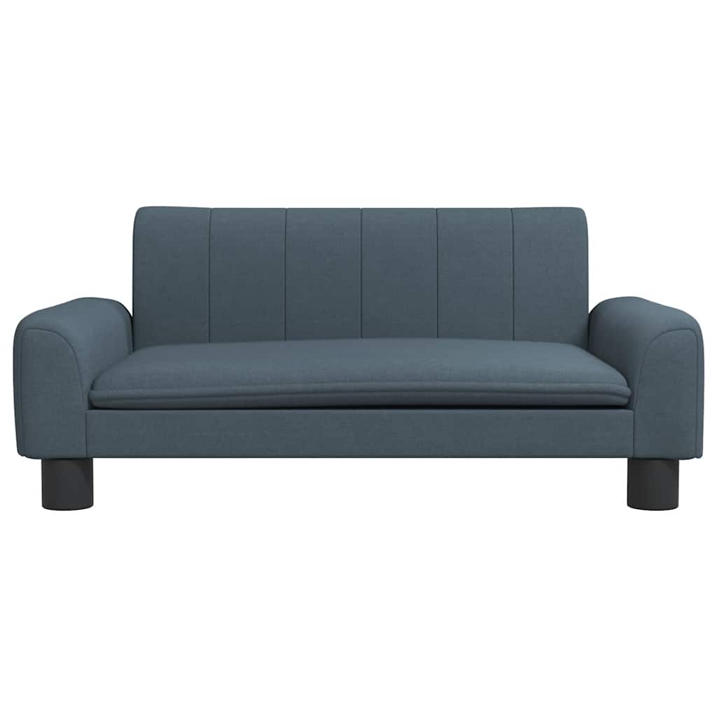 Pelíšek pro psy tmavě šedý 70 x 45 x 30 cm textil