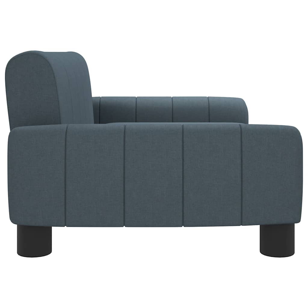 Pelíšek pro psy tmavě šedý 70 x 45 x 30 cm textil