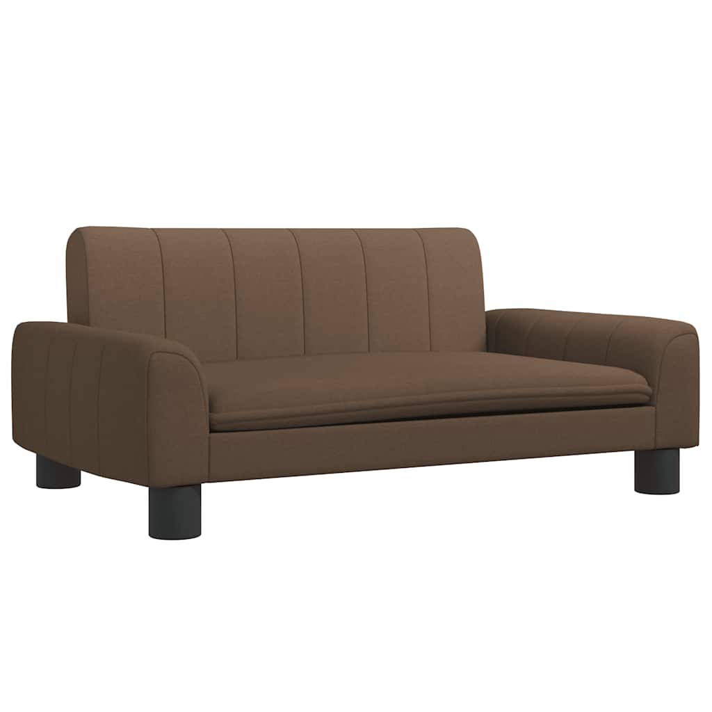 Pelíšek pro psy hnědý 70 x 45 x 30 cm textil
