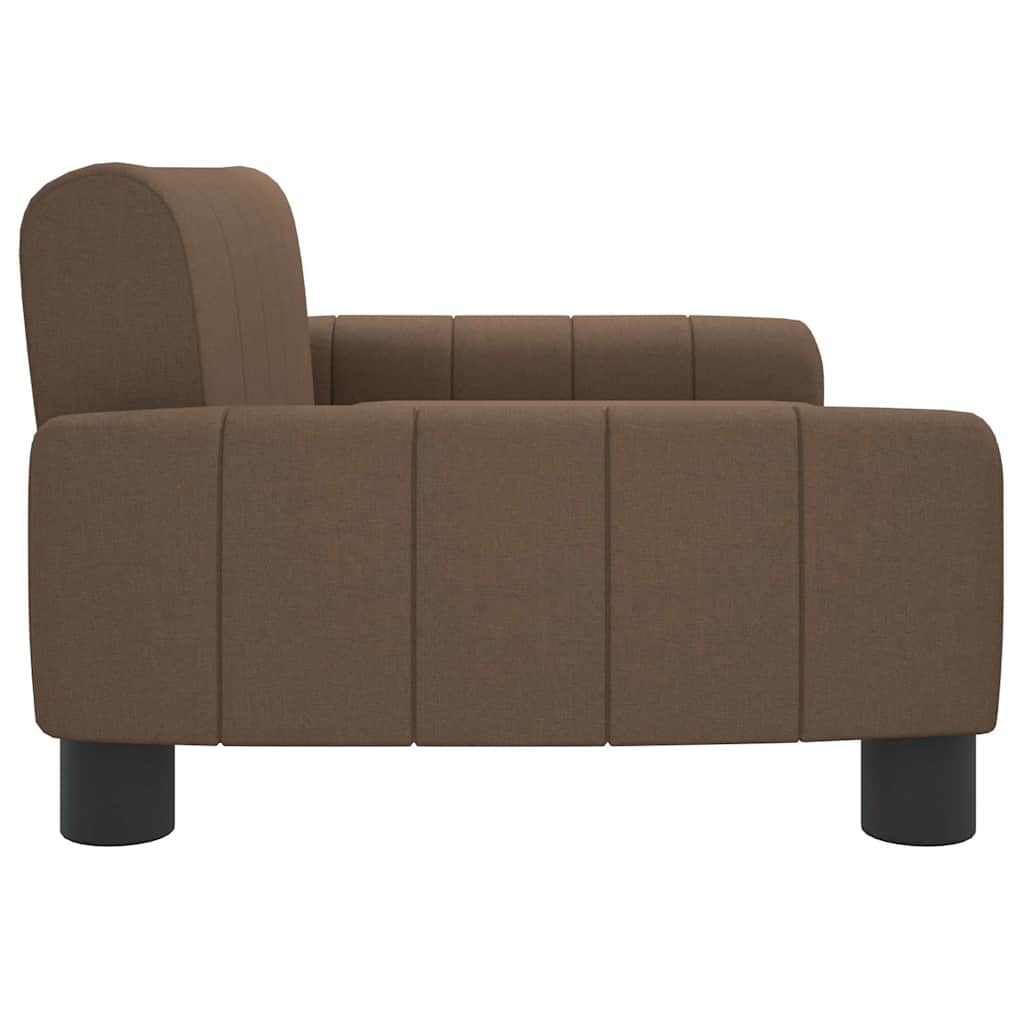 Pelíšek pro psy hnědý 70 x 45 x 30 cm textil