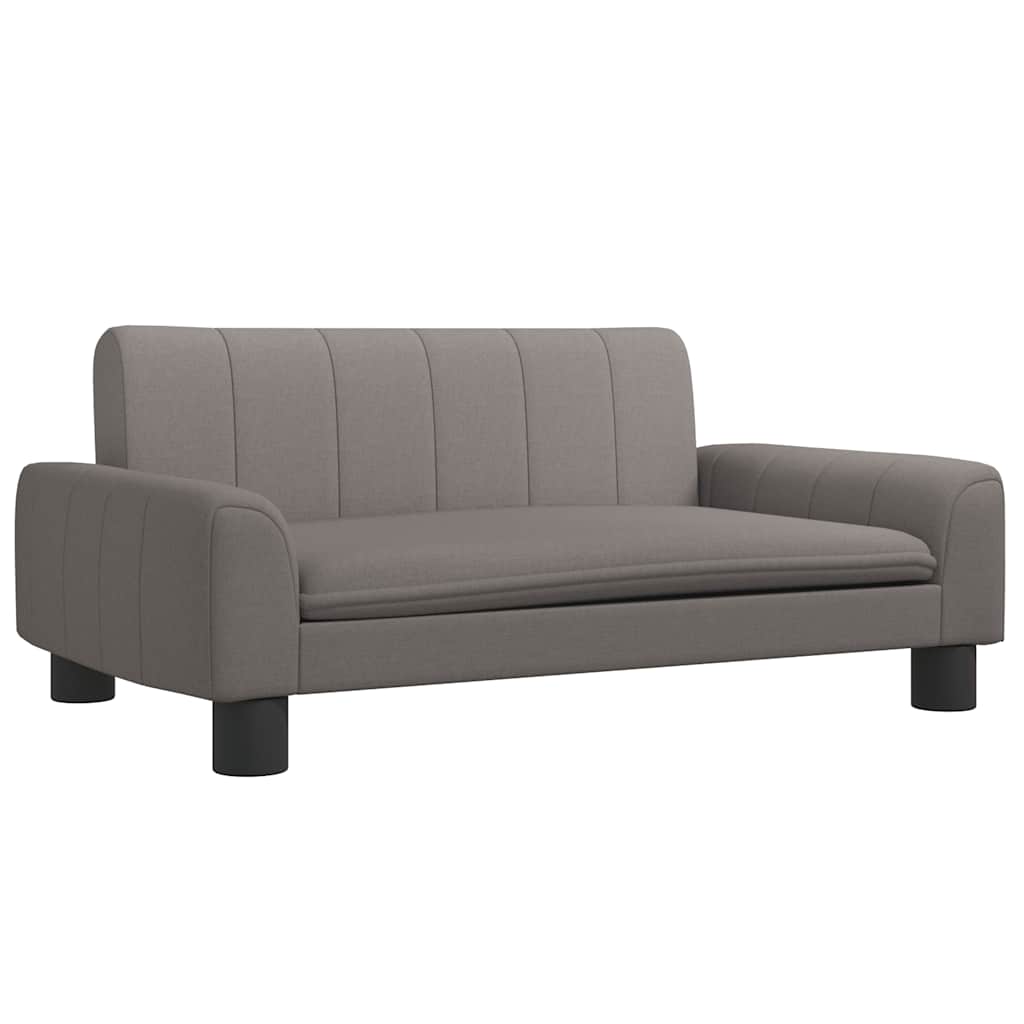 Pelíšek pro psy taupe 70 x 45 x 30 cm textil