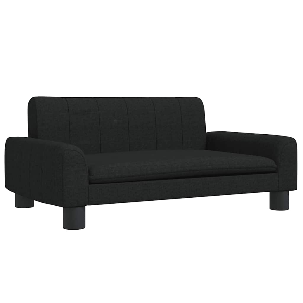 Pelíšek pro psy černý 70 x 45 x 30 cm textil