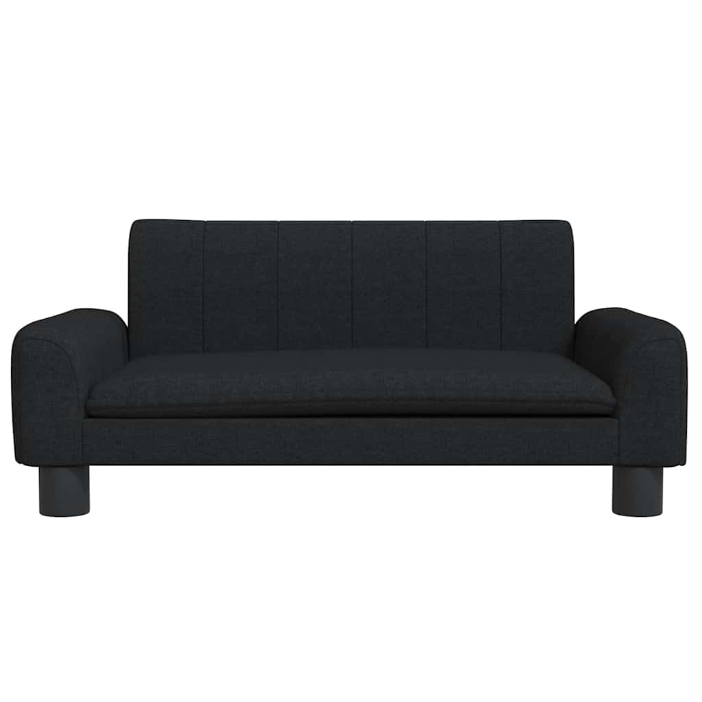 Pelíšek pro psy černý 70 x 45 x 30 cm textil
