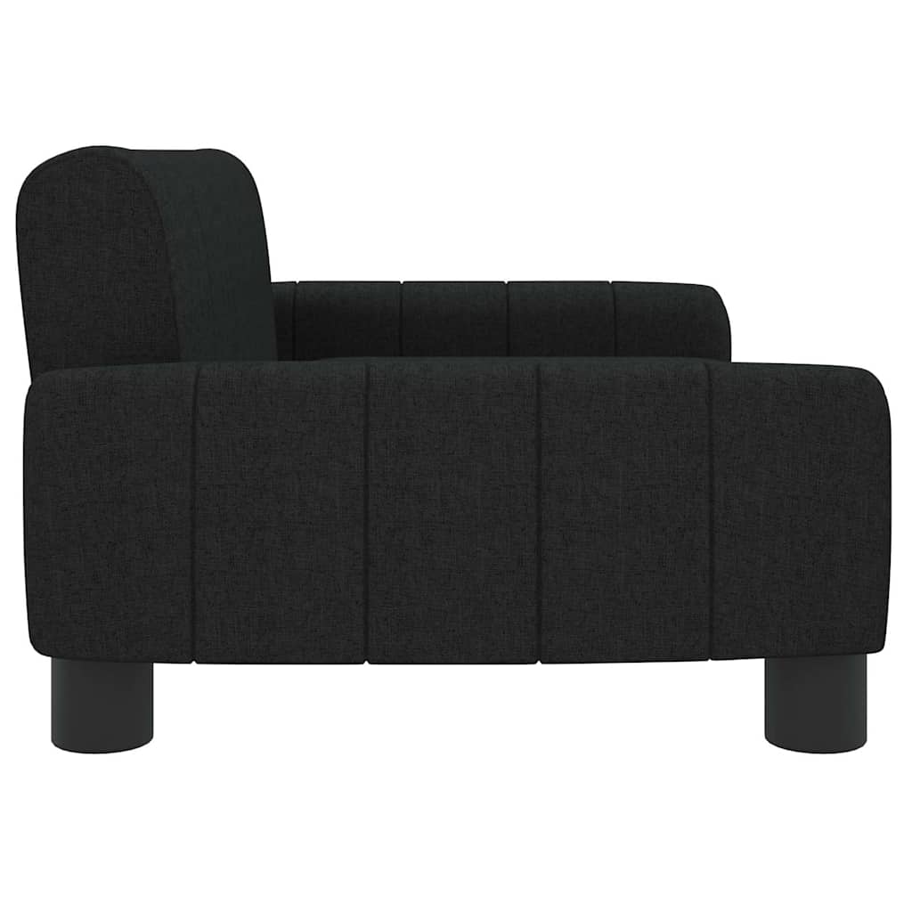 Pelíšek pro psy černý 70 x 45 x 30 cm textil