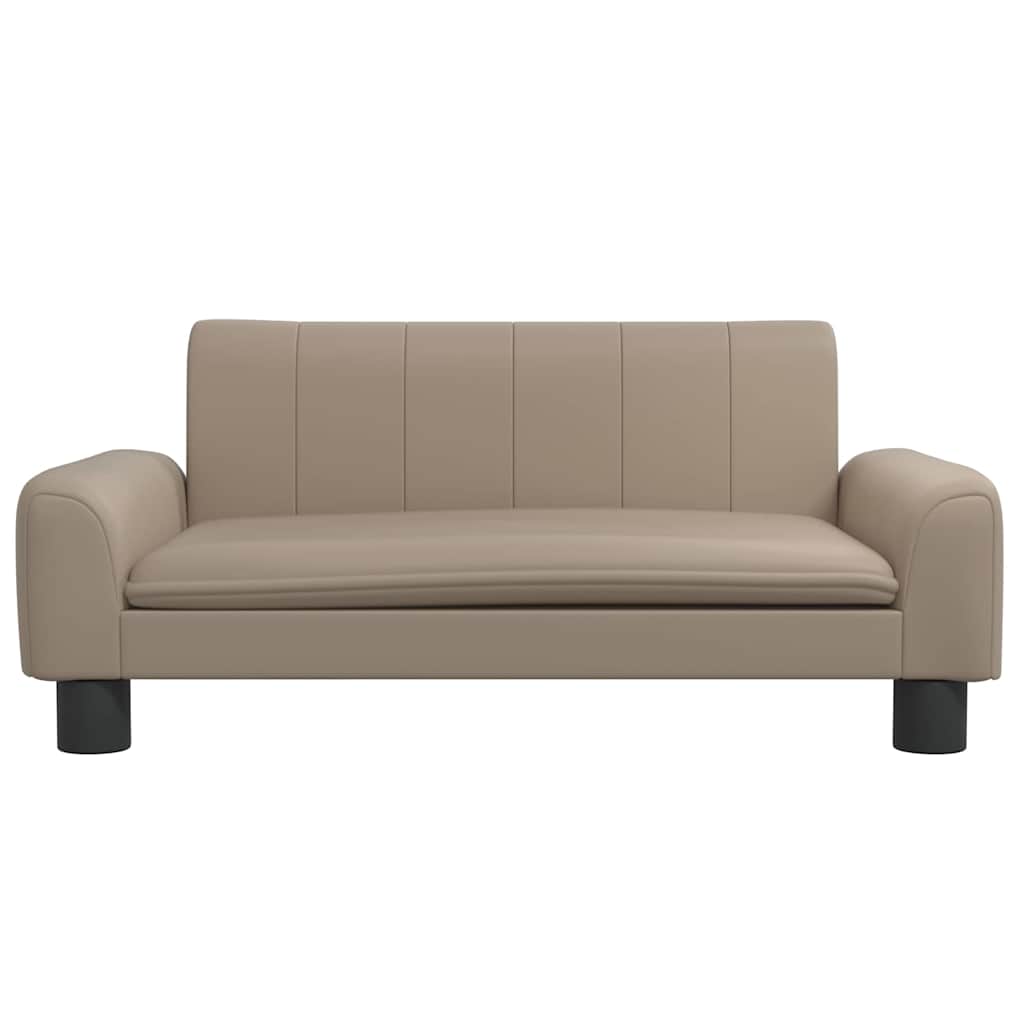 Pelíšek pro psy cappuccino 70 x 45 x 30 cm umělá kůže