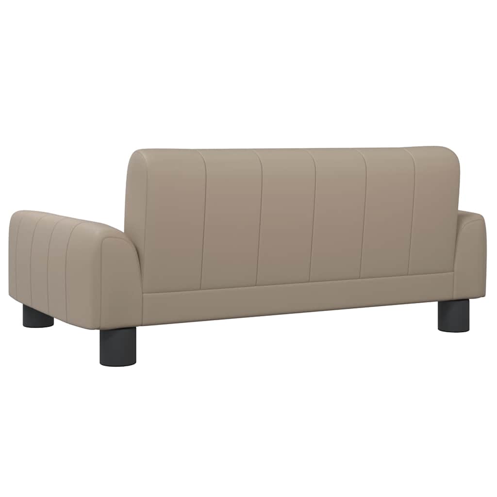 Pelíšek pro psy cappuccino 70 x 45 x 30 cm umělá kůže
