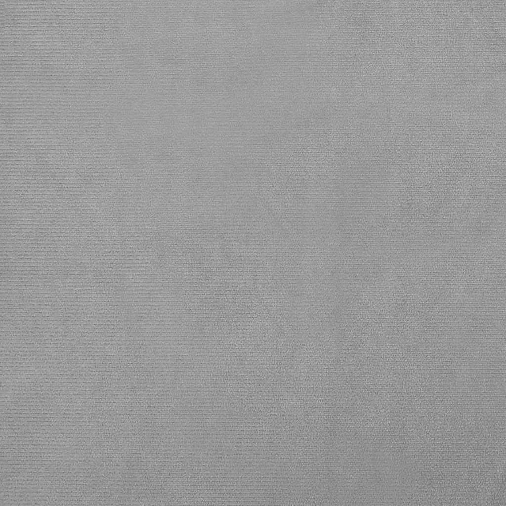 Pelíšek pro psy světle šedý 70 x 45 x 30 cm samet