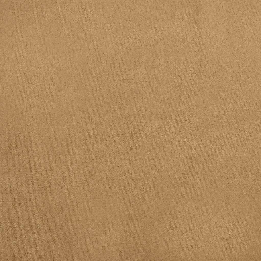 Pelíšek pro psy hnědý 70 x 45 x 30 cm samet